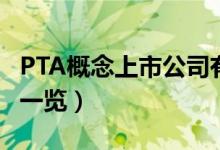 PTA概念上市公司有哪些（PTA上市公司股票一览）