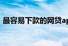最容易下款的网贷app（最容易下款的网贷）