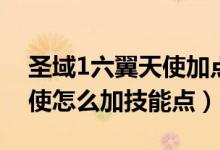 圣域1六翼天使加点（圣域2堕落天使六翼天使怎么加技能点）