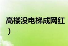 高楼没电梯成网红（加装电梯一般需要多少钱）
