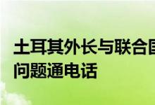 土耳其外长与联合国秘书长就乌克兰粮食外运问题通电话