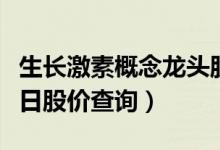 生长激素概念龙头股有哪些（生长激素股票今日股价查询）