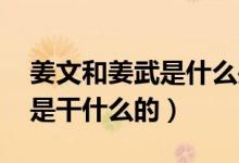 姜文和姜武是什么关系（双胞胎亲兄弟 姜武是干什么的）