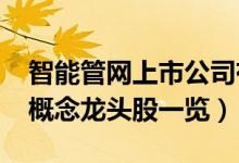智能管网上市公司有哪些（2022年智能管网概念龙头股一览）