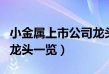 小金属上市公司龙头有哪些（小金属上市公司龙头一览）
