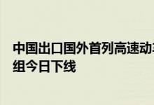 中国出口国外首列高速动车组正式诞生：雅万高铁高速动车组今日下线