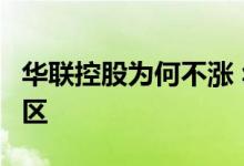 华联控股为何不涨 华联股份为什么一直在2元区 