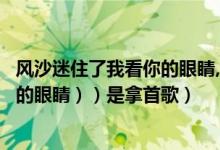 风沙迷住了我看你的眼睛,歌名（歌词（（别让风沙迷失了我的眼睛））是拿首歌）