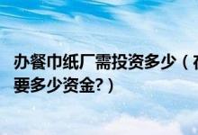 办餐巾纸厂需投资多少（在农村做餐巾纸加工可以吗,总共需要多少资金?）