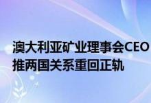 澳大利亚矿业理事会CEO：将继续加强澳中经贸务实合作助推两国关系重回正轨