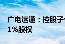 广电运通：控股子公司拟挂牌转让汇锦利通51%股权