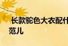  长款驼色大衣配什么围巾 5种搭配穿出流行范儿 