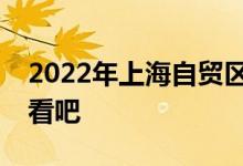 2022年上海自贸区股票的龙头大全一起来看看吧