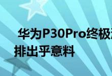  华为P30Pro终极渲染图曝光 四个镜头的安排出乎意料 