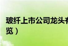 玻纤上市公司龙头有哪些（玻纤概念股名单一览）