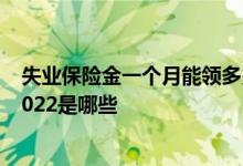 失业保险金一个月能领多少钱 失业补助金领取条件及标准2022是哪些 