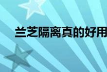 兰芝隔离真的好用吗（兰芝隔离怎么样）