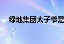 绿地集团太子爷是谁（身价有多少个亿）