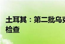 土耳其：第二批乌克兰运粮船将在土接受联合检查
