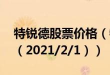 特锐德股票价格（特锐德股票价格今天多少 （2021/2/1））