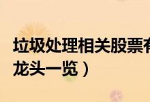 垃圾处理相关股票有哪些（垃圾处理概念股票龙头一览）