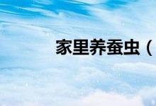 家里养蚕虫（家里养蚕的方法）