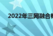 2022年三网融合概念主要利好哪些股票