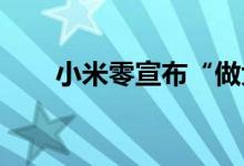  小米零宣布“做大事”！与谷歌合作 