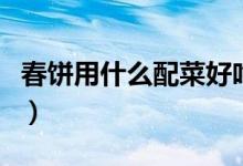 春饼用什么配菜好吃（春饼用什么配菜比较好）