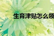 生育津贴怎么领 生育津贴怎么发放 
