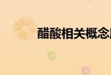 醋酸相关概念股票一览股民必看