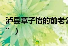 泸县章子怡的前老公（有谁知道“泸县章子怡”）