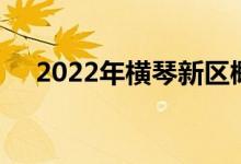 2022年横琴新区概念龙头上市公司汇总