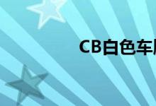  CB白色车牌号是什么车? 