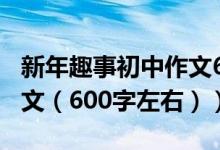 新年趣事初中作文600字（关于新年趣事的作文（600字左右））