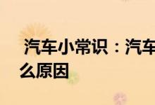  汽车小常识：汽车原地打方向盘有异响是什么原因 