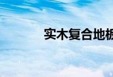  实木复合地板十大品牌排行榜 