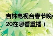 吉林电视台春节晚会2020（吉林卫视春晚2020在哪看重播）