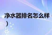 净水器排名怎么样（选择名气净水器怎么样啊）