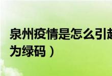 泉州疫情是怎么引起的（黄码一般几天后会转为绿码）