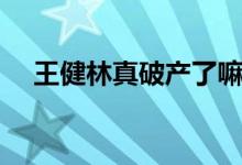 王健林真破产了嘛（其儿子拥有多少钱）