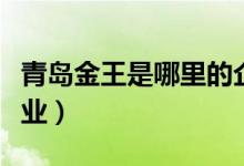 青岛金王是哪里的企业（青岛金王属于什么行业）