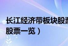 长江经济带板块股票有哪些（长江经济带概念股票一览）