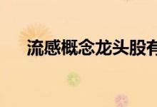 流感概念龙头股有哪些流感概念股名单