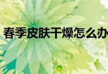 春季皮肤干燥怎么办（春季皮肤干燥怎么办）