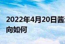 2022年4月20日酱酒概念走强0.117%资金流向如何