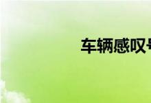 车辆感叹号亮了怎么办 