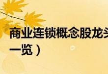 商业连锁概念股龙头有哪些（商业连锁概念股一览）