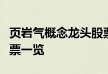 页岩气概念龙头股票有哪些页岩气龙头概念股票一览