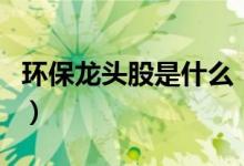 环保龙头股是什么（和环保相关龙头股票查询）